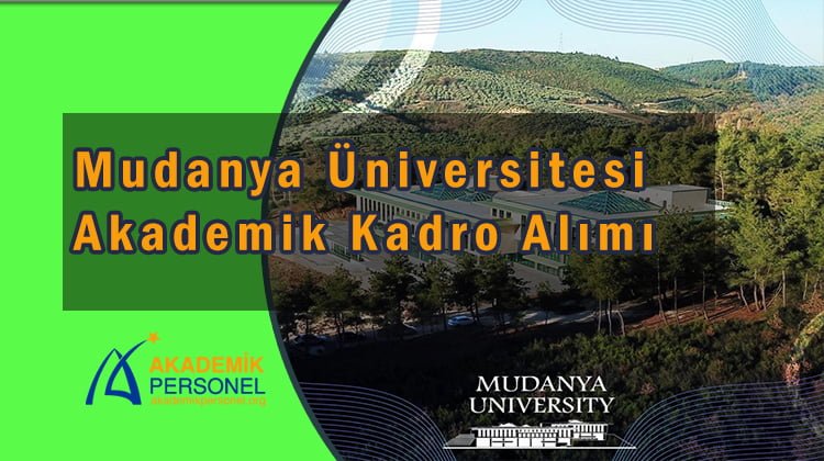 Mudanya Üniversitesi Akademik Kadro Alımı