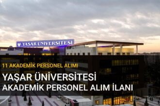 Yaşar Üniversitesi Akademik Kadro Alımı