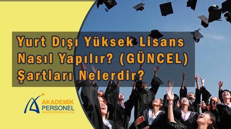 yurt dışı yüksek lisans