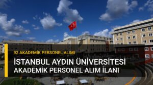 istanbul aydın üniversitesi akademik personel alımı