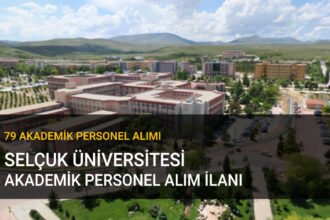 selçuk üniversitesi akademik personel ilanı