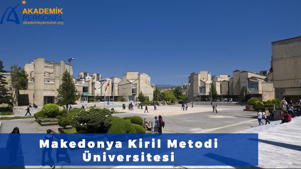 Makedonya Kiril Metodi Üniversitesi - Makedonya Üniversite Fiyatları
