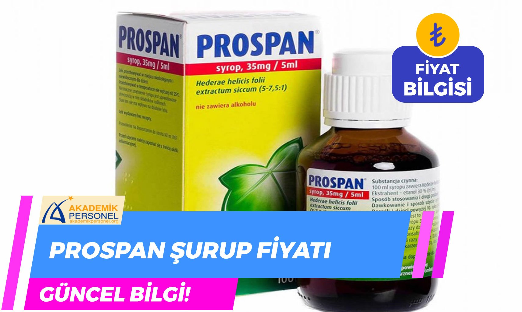 prospan şurup fiyatı