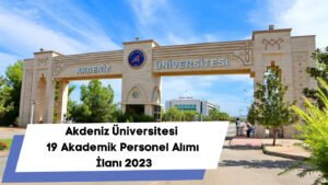 Balıkesir Üniversitesi Akademik Personel Alımı