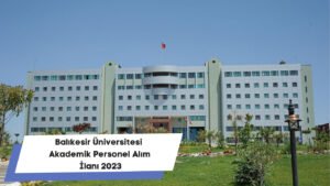 Uşak Üniversitesi Akademik Kadro İlanı